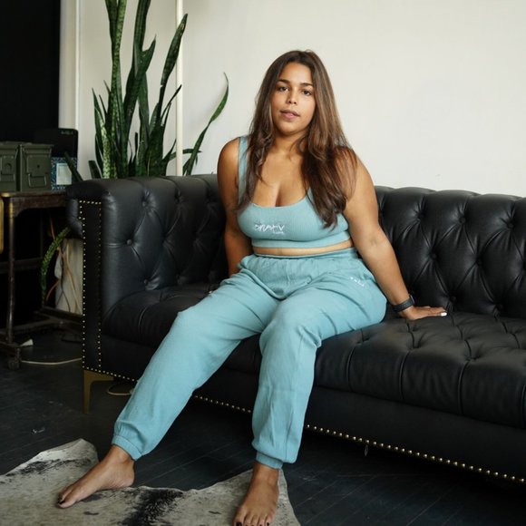 PrettyLittleThing Pants - Joggers Pants (Agua)